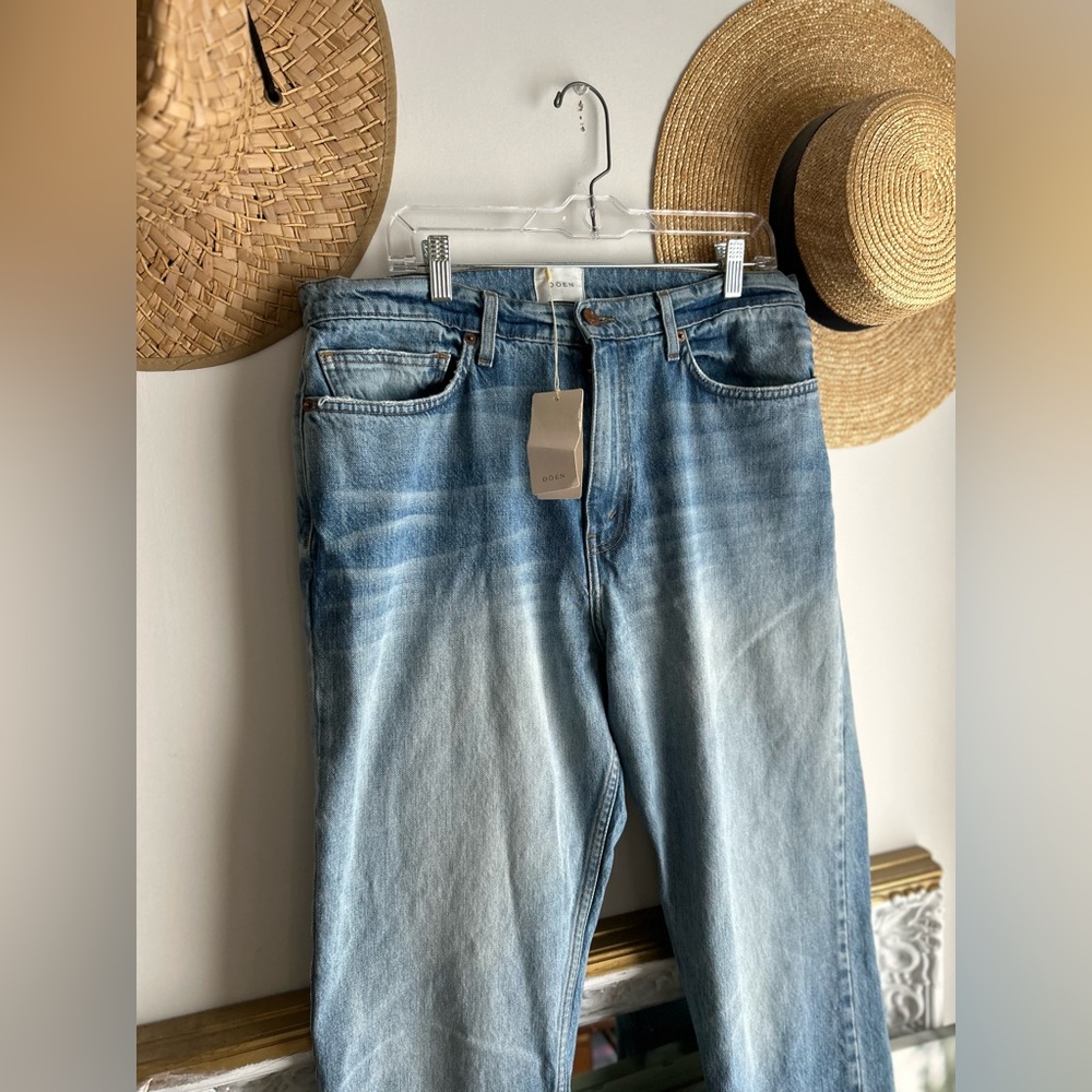 NWT DÔEN Shep Jeans | 90s Straight Leg Organic Cotton Denim Sz 32 - Picture 2 of 10